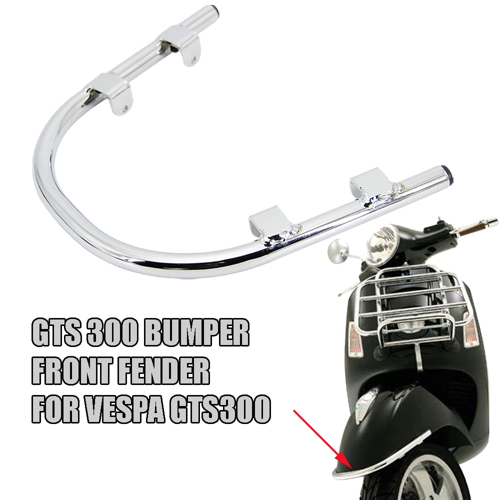 Moto Per Vespa Gts 300 Gts 250 Gtv 300 Gts300 Gts250 Gtv Paraurti Parafango Anteriore Parafango Paraurti Nero Parafango U-Bar Crash Bar