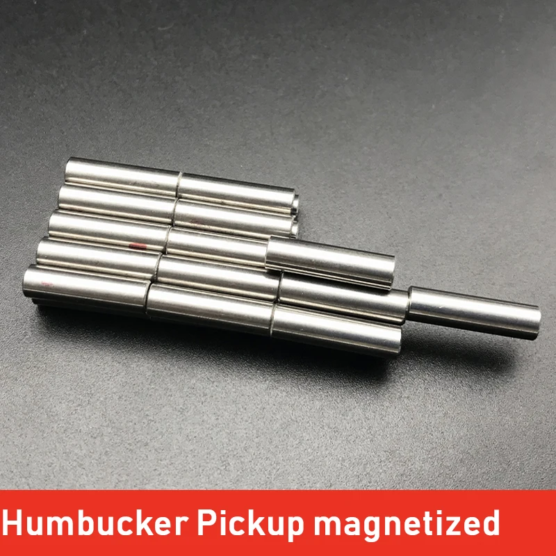 6 Струны для электрогитары Humbucker Alnico 5 электрогитара звукосниматель Polepiece Slug Pole Slug/железо звукосниматель магнитные металлические болты/18 мм