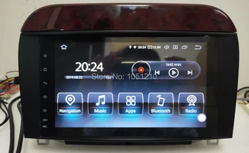 

Ouchuangbo android 9.0 radio gps navigation for Mercedes Benz S W220 with 8 core 4GB RAM 64GB ROM