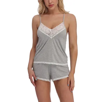 

sexy underwear pajamas for women Vest Shorts Set Sexy Sleepwear Nightwear women pajamas