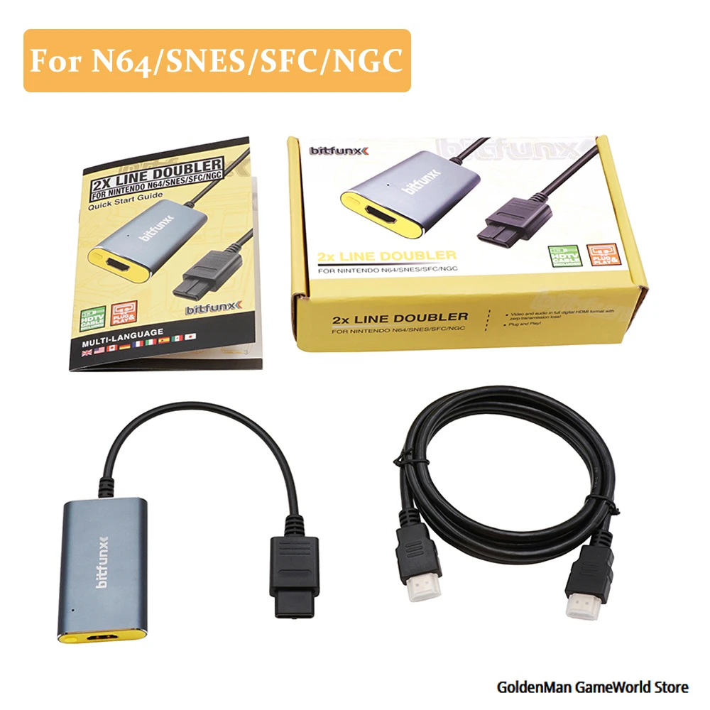 New 2x Video Audio Hdmi Compatible Nintendo Case Original Aliexpress