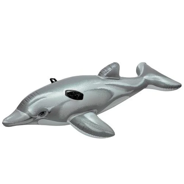 summer vocation kids inflatable dolphin Ride-ons swimming pool.175*66 inflatable games swimmer 2