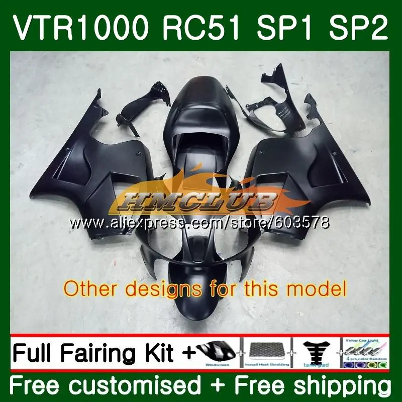 Обтекатель для HONDA VTR1000 2000 2001 2002 2003 2004 2005 2006 89CL. 35 клей-герметик VTR 1000 RC51 SP1 SP2 00 01 02 03 04 05 06 цвет: черный, синий