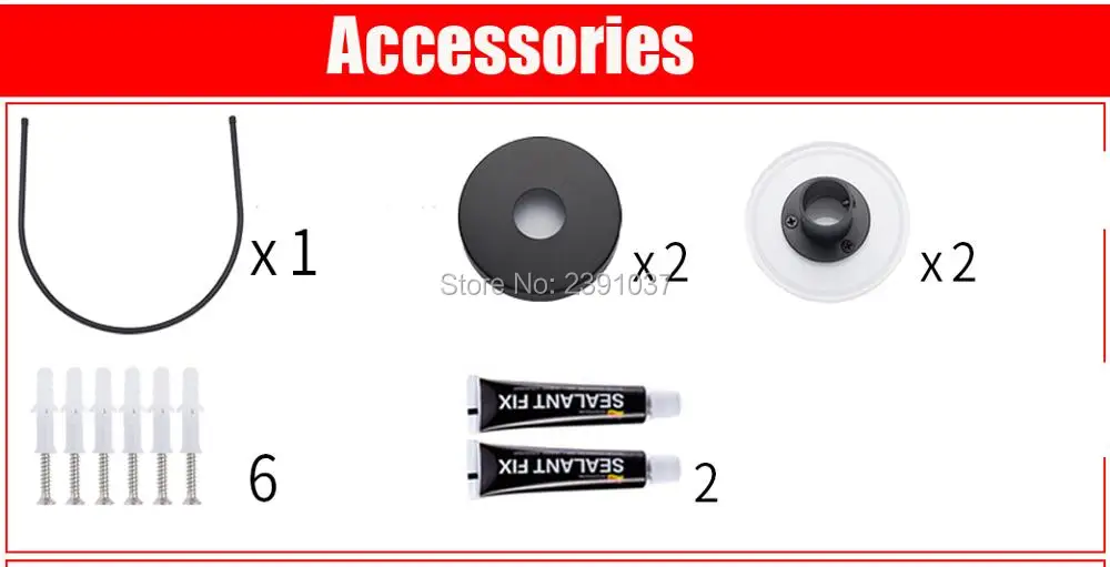 Round U Shaped Curved Shower Curtain Rod Black 304 Stainless Shower