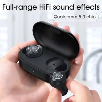 

Bluetooth Earphone 5.0 APTX QCC3020 TWS True Wireless Stereo Bluetooth Headset Binaural Call 80H Play Time for Sports Game