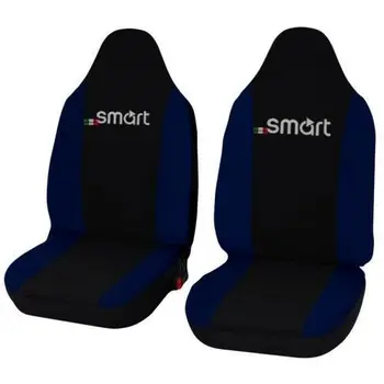 

COPRISEDILI AUTO SMART 2a SERIE W451 BICOLORE NERO/BLU SCURO - COPPIA ANTERIORE