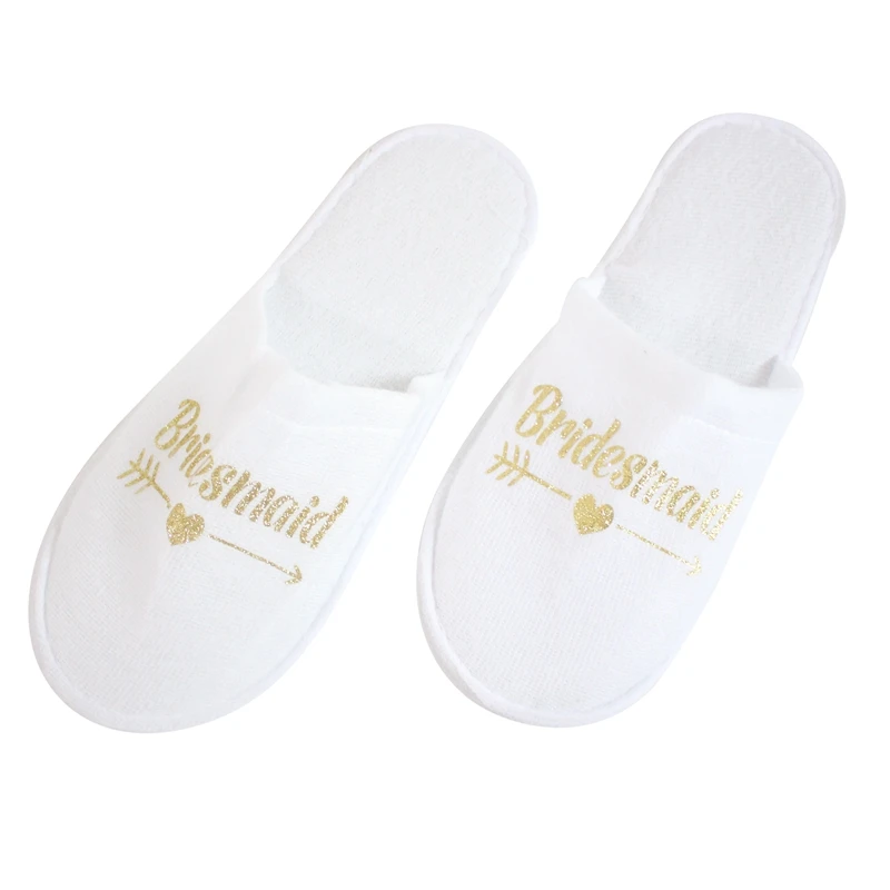 Детские носки по 10 пар в Свадебные украшения для подружек невесты тапочки Свадебный декор, с надписью "Bride To Be" принадлежности для вечеринки-девичника украшения подарков(для подружек невесты