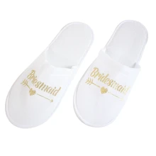 Детские носки по 10 пар в Свадебные украшения для подружек невесты тапочки Свадебный декор, с надписью "Bride To Be" принадлежности для вечеринки-девичника украшения подарков(для подружек невесты