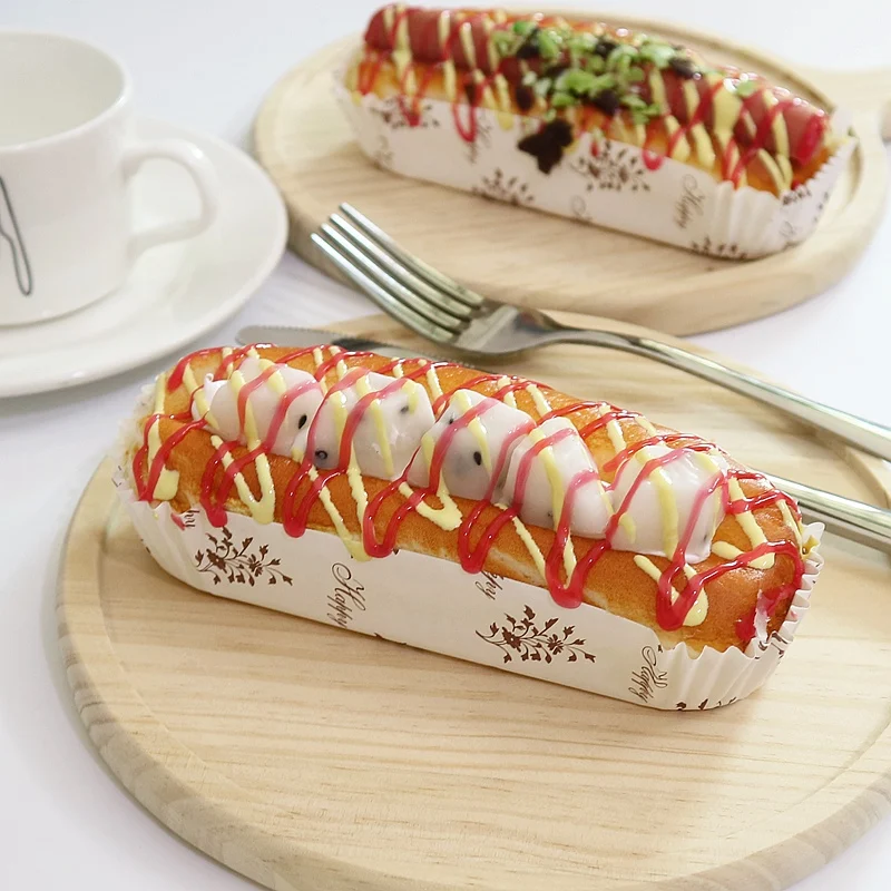 Gourmet photography decoration Simulation hot dog cuisine bread model props Cake food food window shop decoration decoration