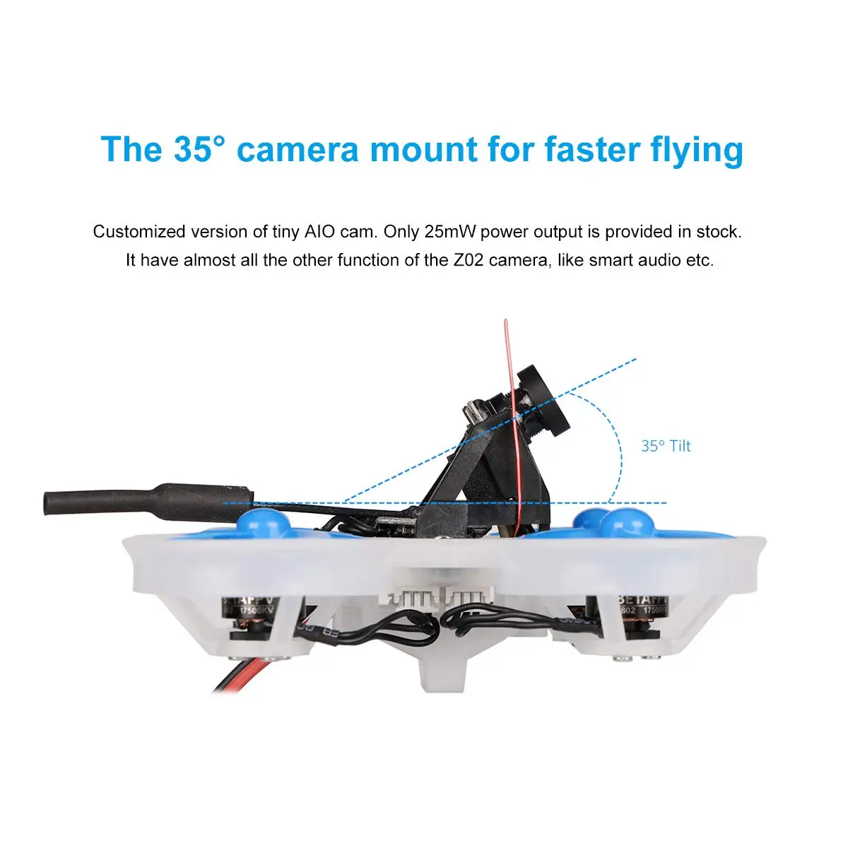  Beta65 Pro 2 2S Brushless Whoop Drone with 2S F4 AIO FC 5A ESC 25mW Z02 Camera 35 Degree OSD Smart  - 32968946839