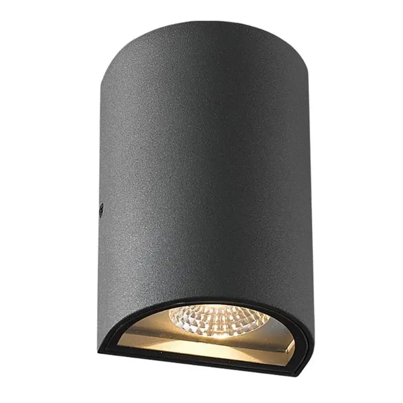 Современный простой настенный светильник, наружный двуглавый настенный светильник 7 Вт AC 86-265 в IP65, водонепроницаемый садовый светильник, наружная вилла, двери для террасы - Цвет абажура: Warm White