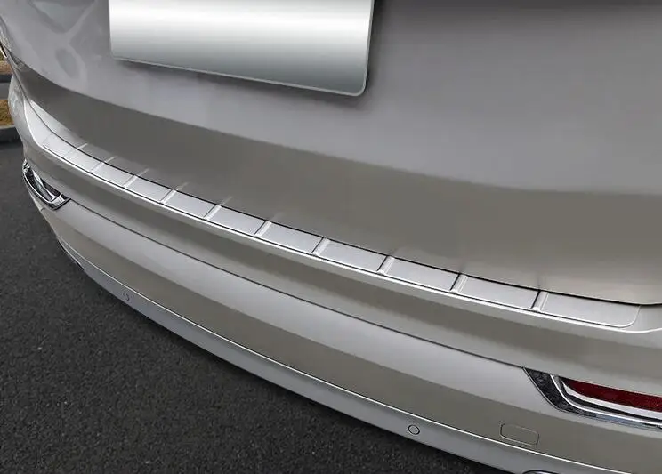 Для Volvo XC90- защита заднего бампера из нержавеющей стали Накладка на порог аксессуары для стайлинга автомобиля 1 шт