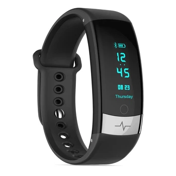 

Intelligent Sports ECG Bracelet Waterproof Heart Rate Color Screen IP67 Waterproof for Android and iOS Smart Silicone Bracelet W