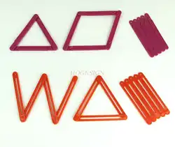 Barre de couture polygonale pour étudiants, papeterie scolaire, graphisme régulier, outils d'enseignement 