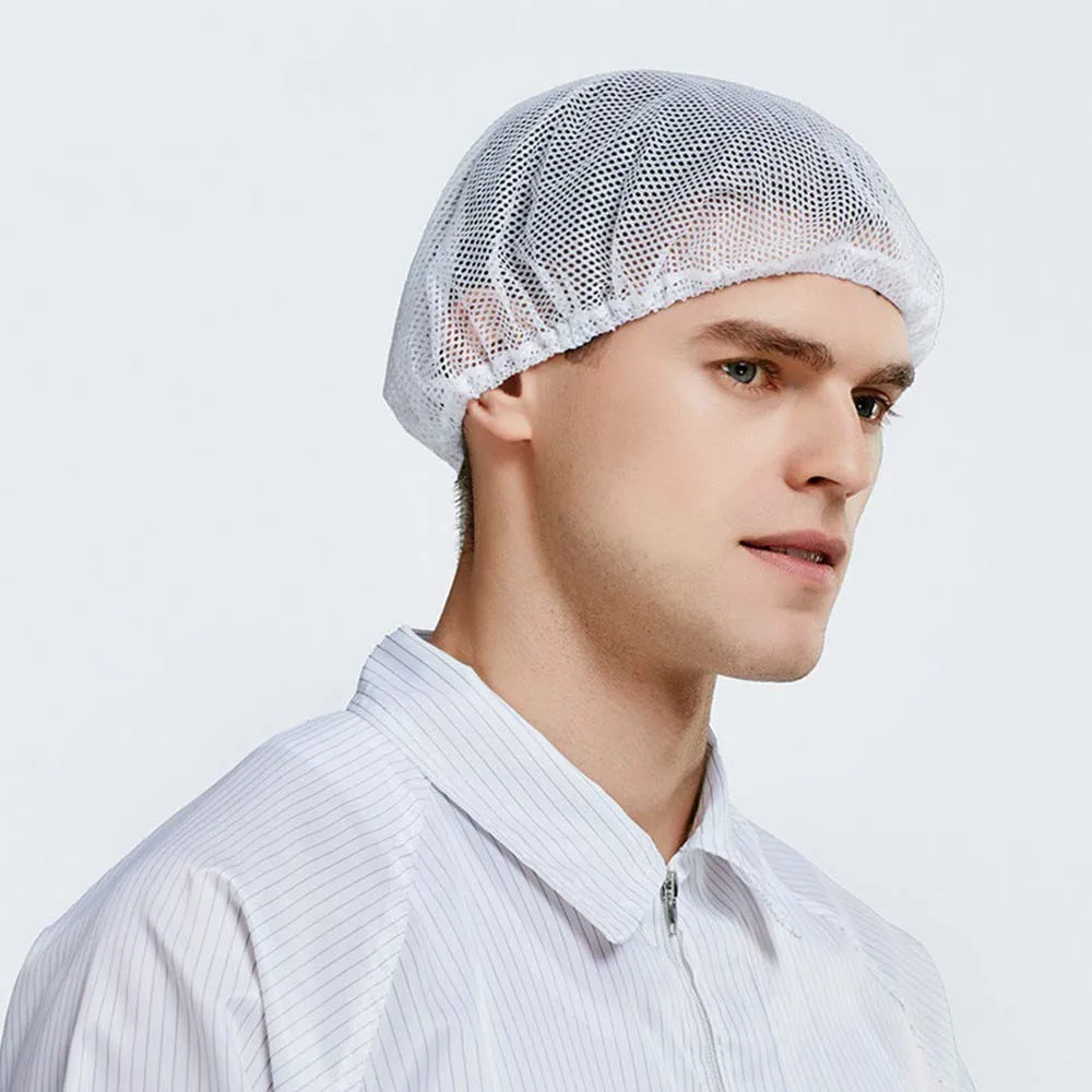 Net Cap Hairnet Dust Cap Women Workshop Work Male Ma'am Food Manufacturer Cook Hat Dustproof Kitchen Ventilation Chef