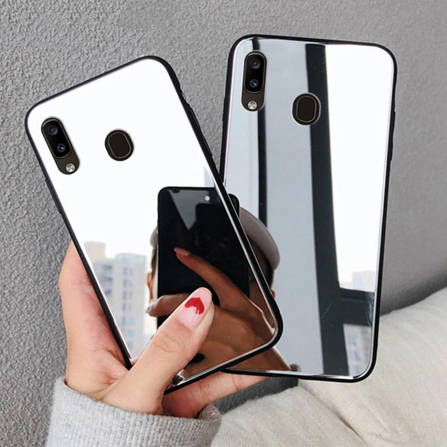 Bling Mirror Soft Silicone TPU Case For Samsung Galaxy S8 S9 S10 S10e J4 J6 A6 A8 Plus Note 9 10 A10 A30 A40 A50 A70 M10 Cover | Мобильные
