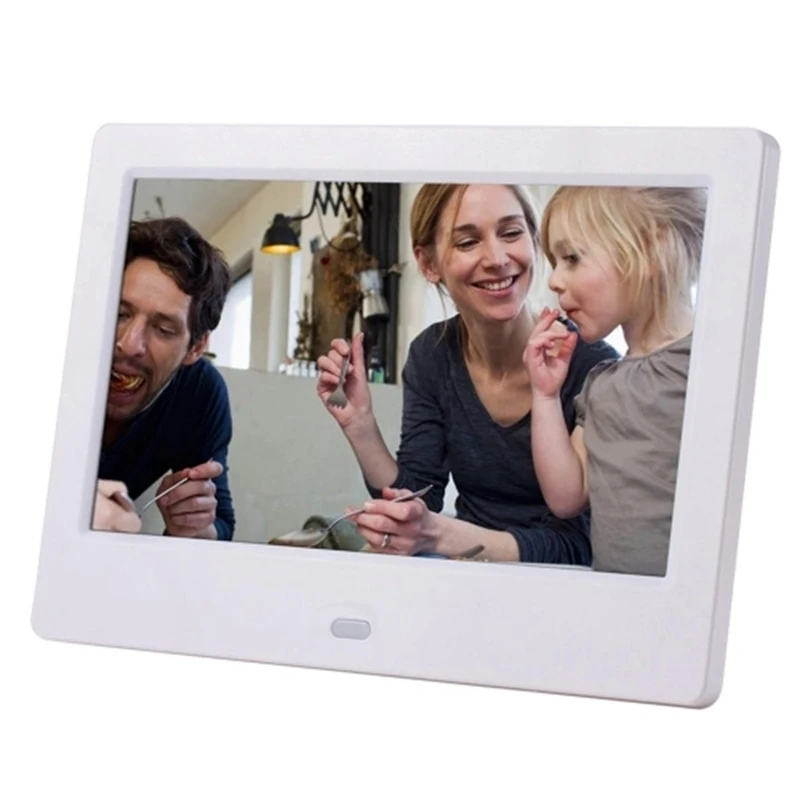 

SJD-703 7Inch Digital Photo Frame 1024 x 600 H-D Screen Desktop Album Display Image MP4 Video MP3 Audio Clock Calendar with Infr