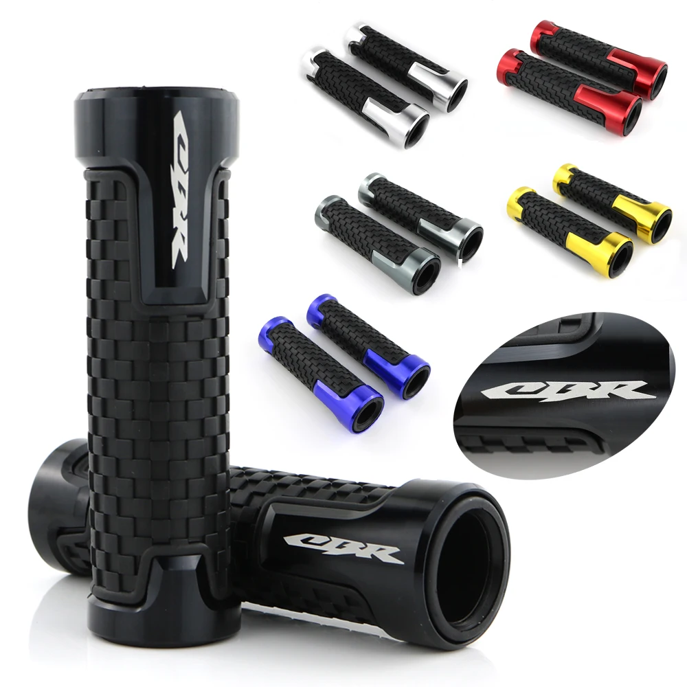 

For Honda CBR 125R CBR250R CBR300R CBR500R CBR600RR CBR900RR CBR929RR CBR954RR Motor Handle Grip CNC Aluminum None-Slip Rubber