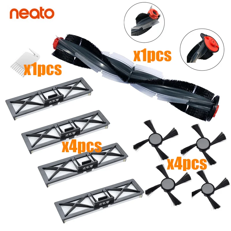 Запасной ролик основной щетки фильтр для Neato Botvac D85 D3 D5 D7 подключен D серии робот пылесос аксессуары комплект