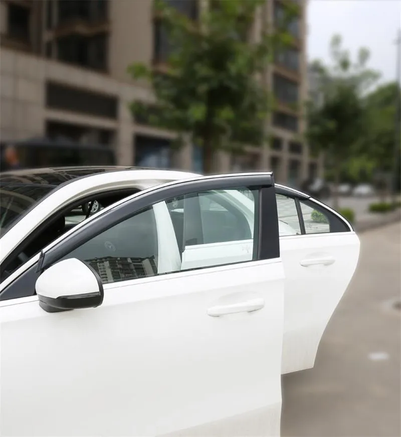 CEYUSOT 4 шт. оконный козырек для Mercedes-benz a-class A180 A200 A220 оконные боковины водонепроницаемые украшения седан внешние аксессуары