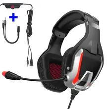PS4 Gaming Headphone Noise Reduction Stereo Earphones Video Game Headset with Microphone for New Xbox One Laptop PC Tablet Gamer