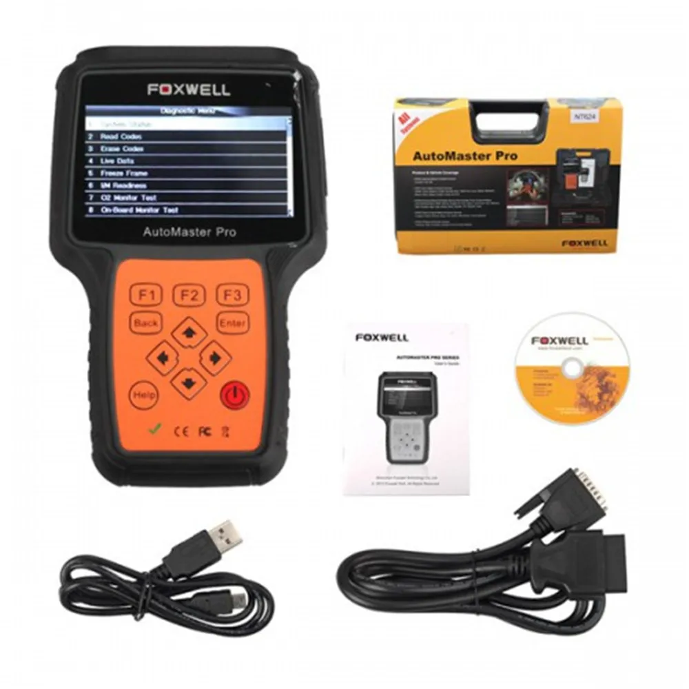 NT624 Foxwell NT624 AutoMaster Pro все делает все системный Сканнер - Цвет: NT624