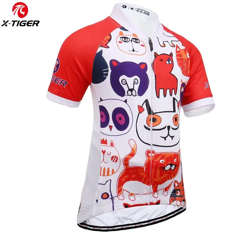 X-TIGER  XC-DY-236 Summer Breathable Cycling Jerseys Pro Child
