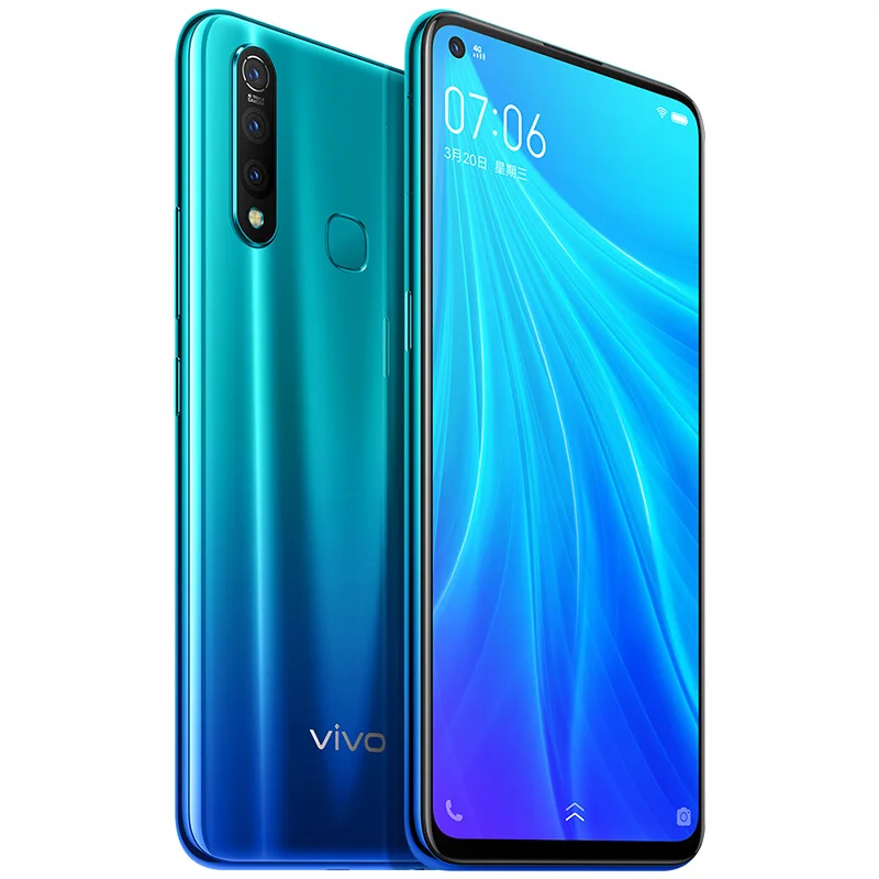 Vivo Z5x мобильный телефон 6,5" экран Snapdragon 710 Android 9,0 6,53" 2340X1080 6 Гб ram 128 ГБ rom 16,0 Мп