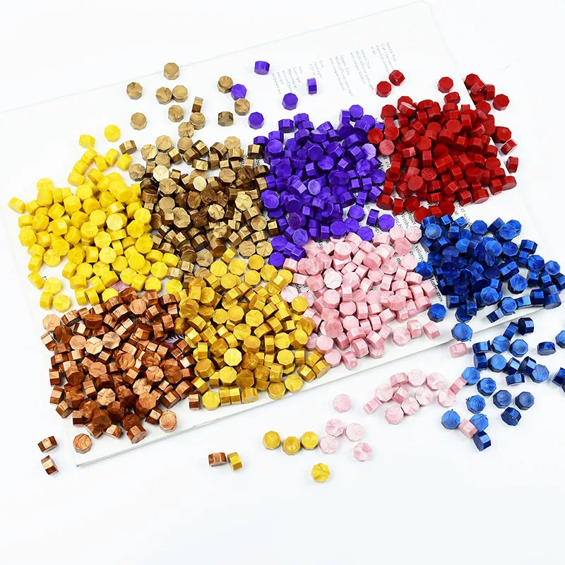 100pcs Sealing Wax Beans Stamp Beads Envelope Seal Labels Accessories Vintage Wedding Decor Supplies Making Tools | Дом и сад