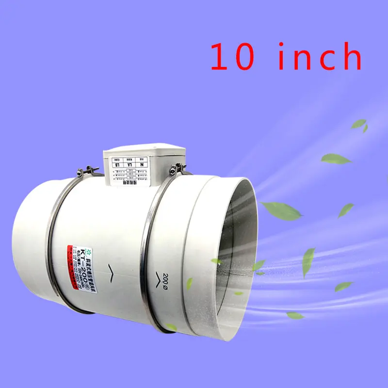 

10 Extractor fan duct inline extraction exhaust ventilation fan air blower window ventilator vent for kitchen bathrooms bedroom