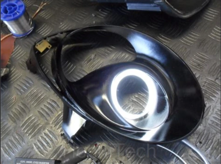 For Alfa Romeo Mito 2008- Ultra bright SMD white LED angel eyes 2600LM 12V halo ring kit daytime running light
