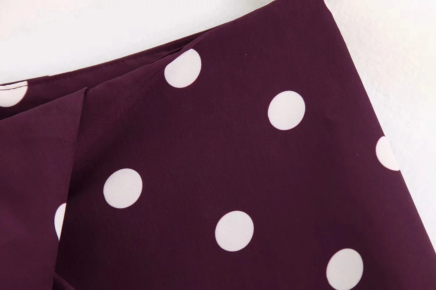 Женская мини-юбка с волнистым узором в горошек и украшением в виде банта, осень, женские юбки для отдыха P1396