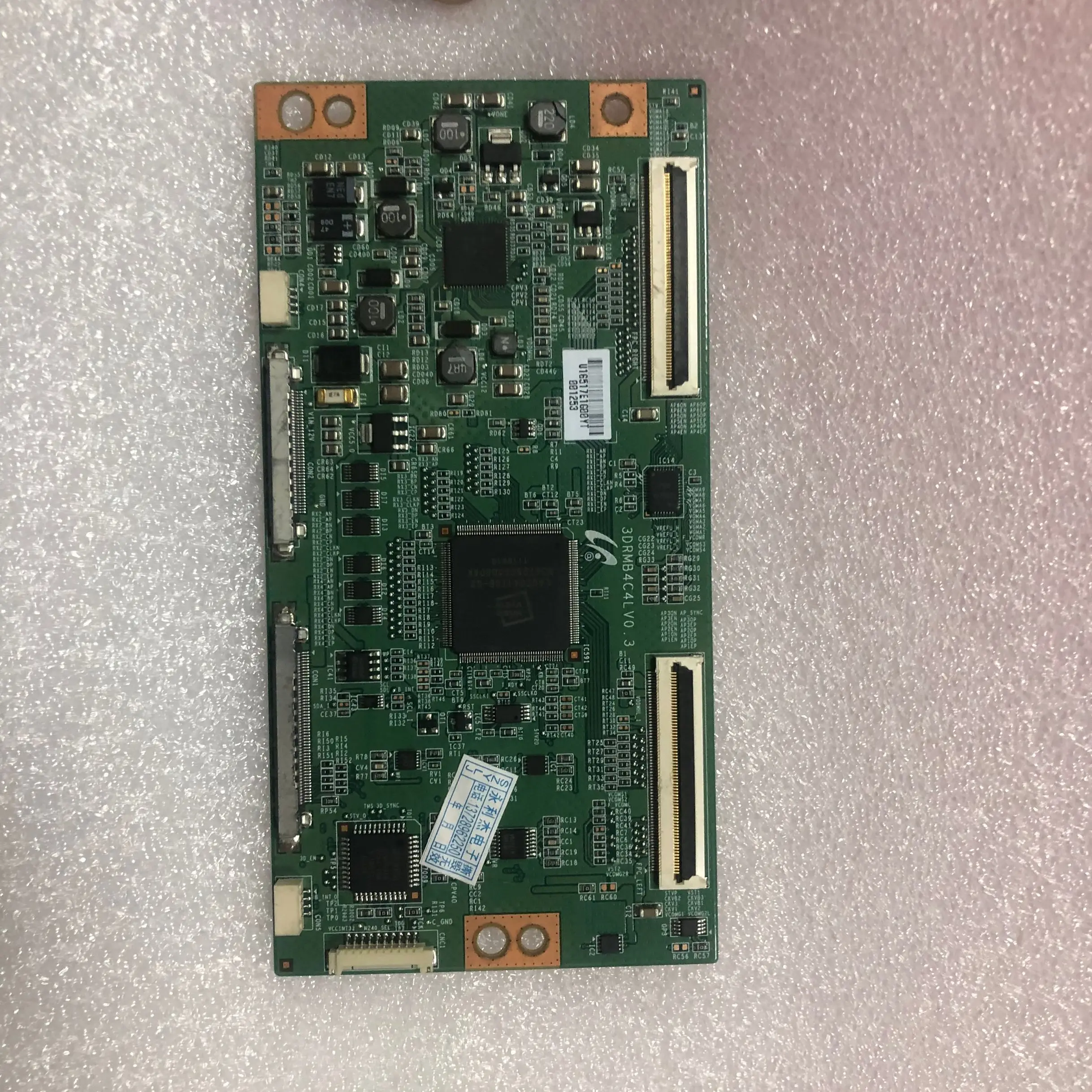 Тест 55 дюймов 3DRMB4C4LV0. 3 экран LTA550HJ12logic плата
