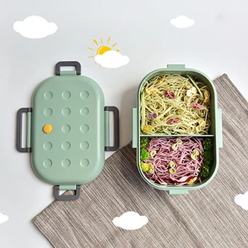 

Leakproof Lunch Container Cute Shatter-proof PP Easy Use Nordic For Kids Adults Microwave Safe Food Storage Portable Bento Box