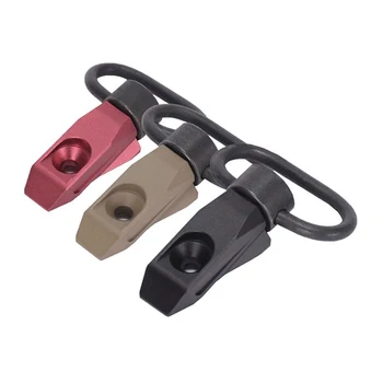 

Hot Tactical MA29 M-lock Strap Buckle Military Steel Sling Mount Adapter Keymod Quick Release Buckle for Rifle Airsoft M4 Slings