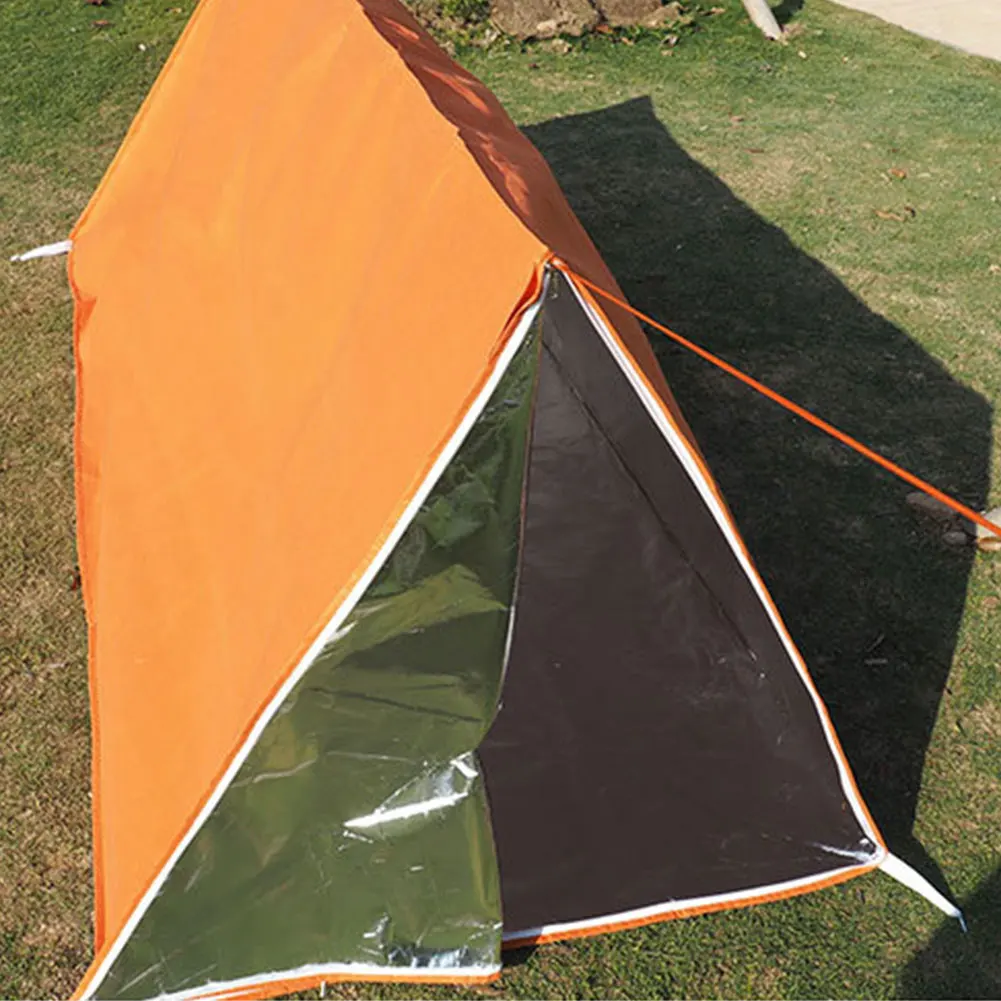 

Portable Warm Nonwovens Protective Camping Emergency Survival Tube Tent Waterproof Hiking Outdoor Shelter Foldable Practical
