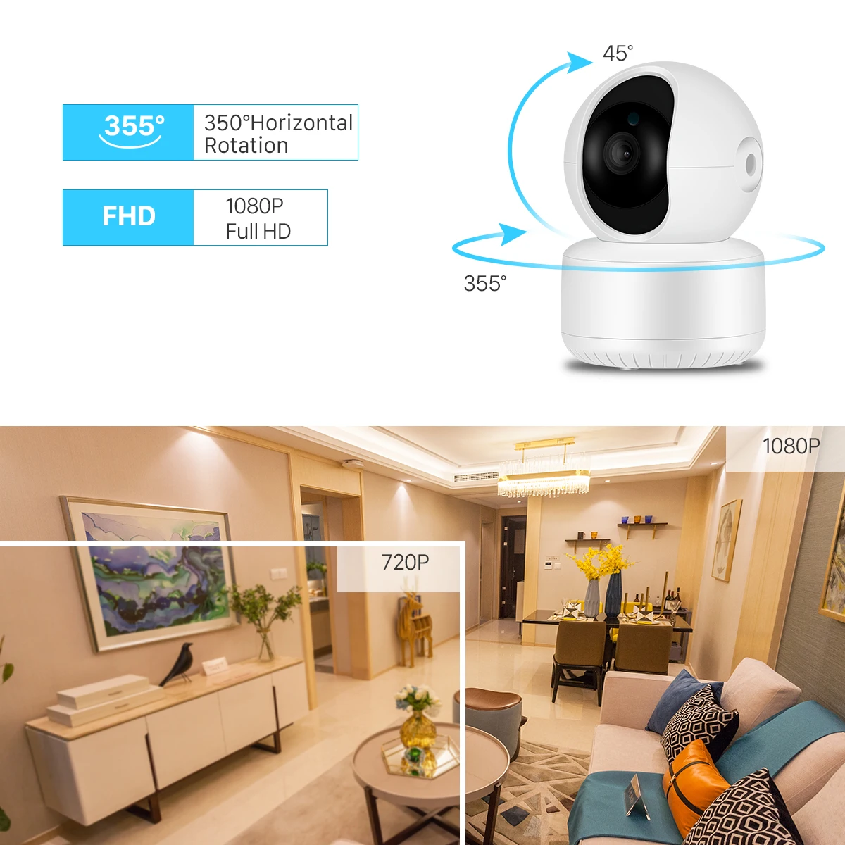ANBIUX, 1080 P, Wifi, IP камера, облако, P2P, аудио, CCTV, камера безопасности, беспроводная, ночное видение, сигнализация, 2 МП, мини камера, детский монитор, ICSee
