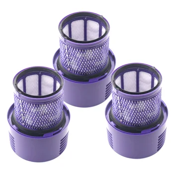 

Washable Big Filter Unit For Dyson V10 Sv12 Cyclone Animal Absolute Total Clean Cordless Vacuum Cleaner, Replace Filter