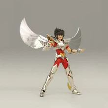 GT Model Saint Seiya EX Pegasus Seiya God Cloth Anime Color Version PVC Action Figure Metal Armor Figurine Model Toys anime saint seiya original bandai tamashii nations saint cloth myth 1 0 soul of gold action figure cancer deathmask cloth