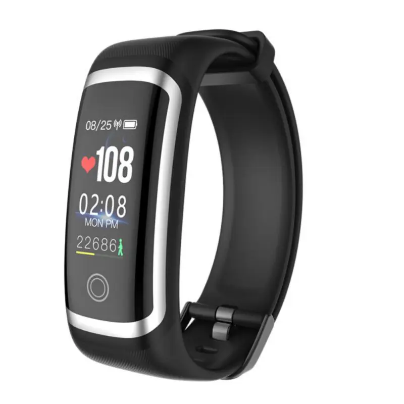 Многофункциональный Смарт-браслет для Bluetooth, Водонепроницаемый Шагомер монитор сердечного ритма часы - Color: SB
