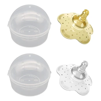 Silicone Feeding Nipples With Cover