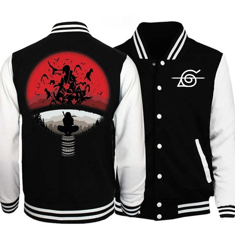 

Jacket Men Baseball Jacket Mens Spring Autumn Fashion Slim Fit Men Jacket Naruto Anime Jackets Brand Casual Coat Top Quality