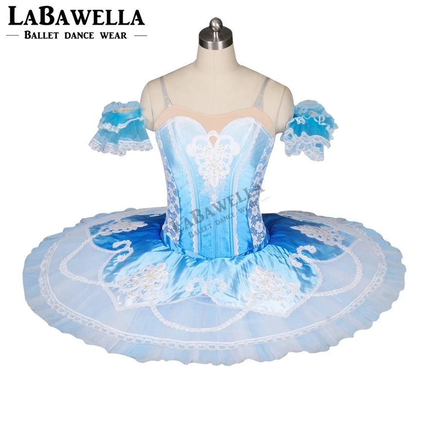 BT8985B Performance Ballet Tutu Blue Nutcracker Platter Tutu Women Professional Clssical Stage Costume