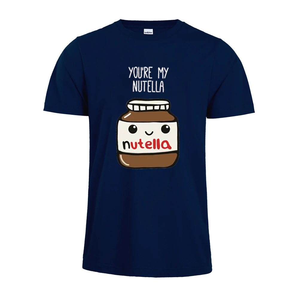 Nutella and Bread футболка подарок для пары Комплект лонгслив для пары его и ее рубашки просто женатые рубашки