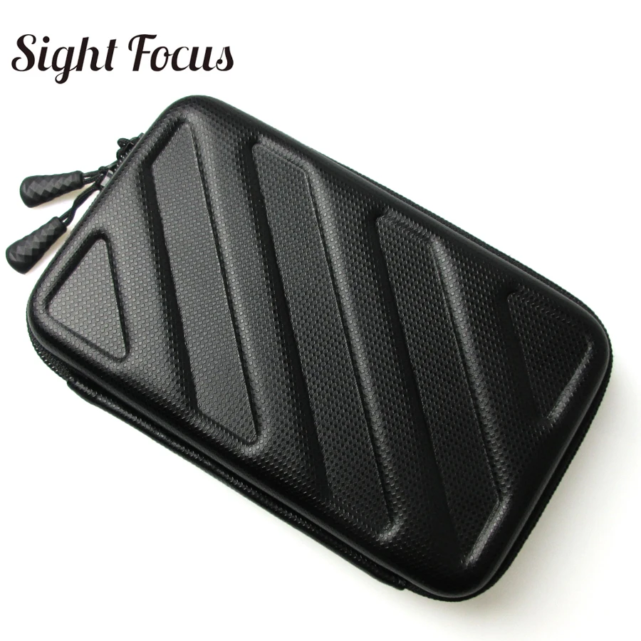 Black Hard shell 4 Slot Watch Box Organizer Waterproof Travel Watch Storage Zipper Case Portable Strap band Organizer Bag