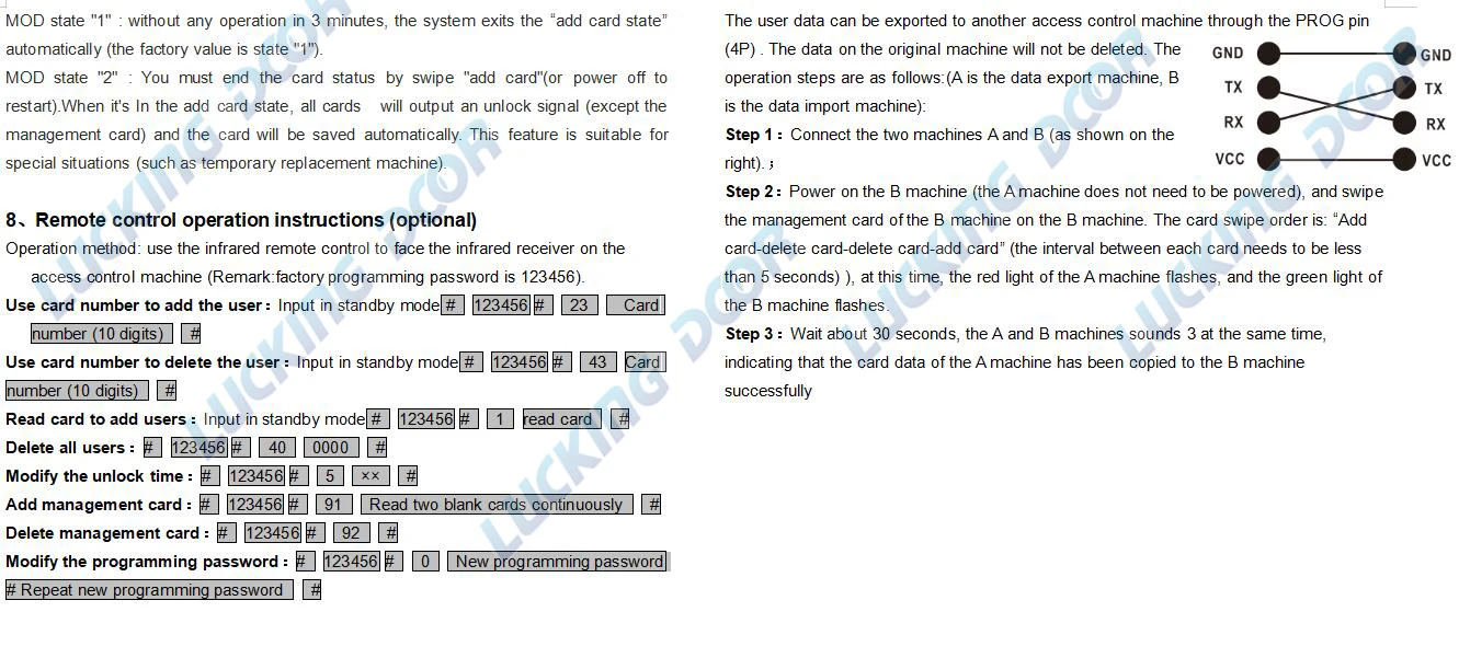 125khz 13.56mhz 15000 usuário rfid sistema de