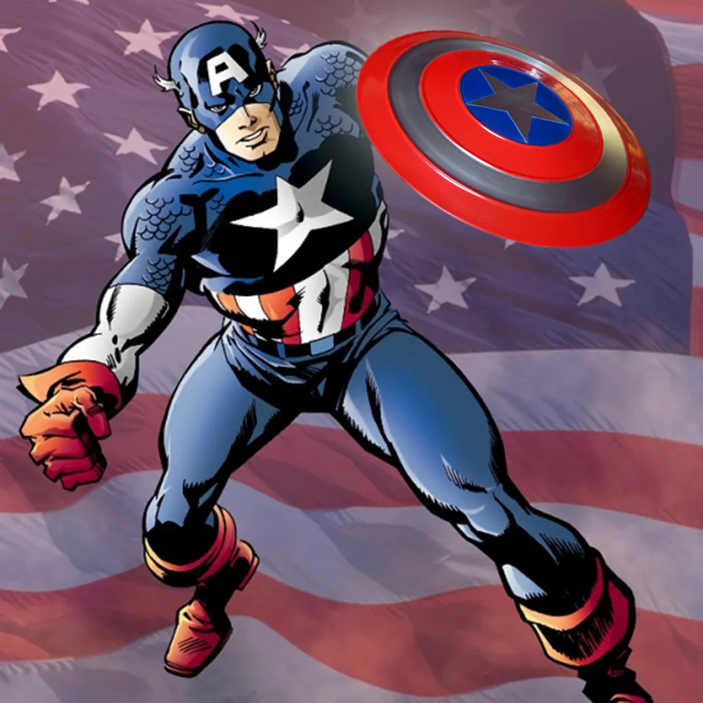 47,5 см 1:1 Мстители Endgame Капитан Америка щит Steve Rogers косплей реквизит Металлический Щит оружие для косплея Броня