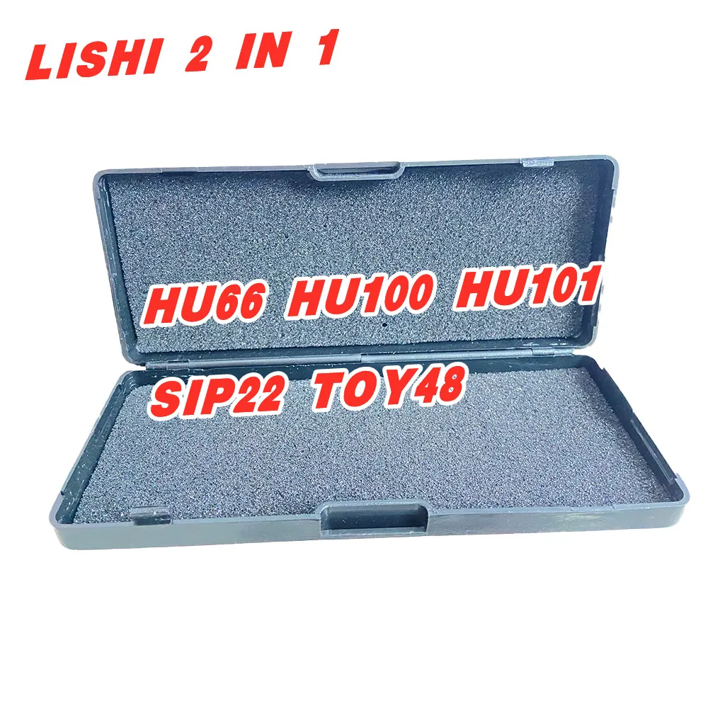 Lishi 2 в 1 HU66 HU100 HU101 SIP22 TOY48 lishi инструменты для авто VW ford fiat toyota opel | Инструменты
