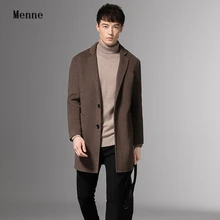 Мужская зимняя куртка, Мужская зимняя куртка, стиль, Albaka, двустороннее кашемировое пальто, Мужская британская ветровка, шерстяное пальто