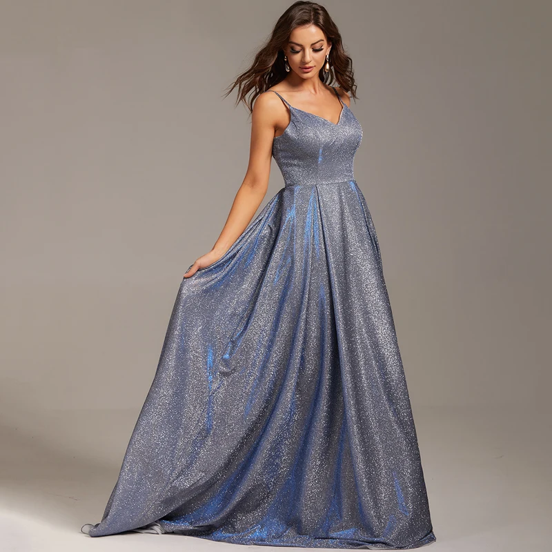 

LORIE блестящие атласные свадебные платья для женщин 2022 на тонких бретельках со шнуровкой сзади с V-образным вырезом платье невесты трапециевидной формы